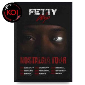 Fetty Wap 2026 Tour Dates Nostalgia Home Decor Poster Canvas