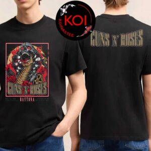 Guns N’ Roses Daytona Beach 2026 Florida May 7th Two Sided T-Shirt