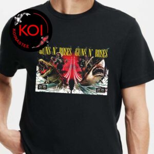 Guns N’ Roses Hard Rock Hollywood 2026 Florida April 30th May 5th Matchup Unisex T-Shirt