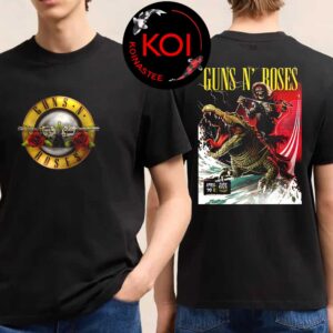 Guns N’ Roses Hard Rock Hollywood 2026 Florida April 30th Two Sided T-Shirt
