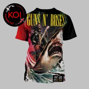 Guns N’ Roses Hard Rock Hollywood 2026 Florida May 5th All Over Print T-Shirt