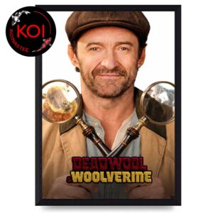 Hugh Jackman Deadwool Woolverine Home Decor Poster Canvas
