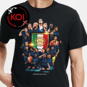 Inter Milan CAMPIONI D’ITALIA 2025 2026 Season Champion Serie A Italia Unisex T-Shirt