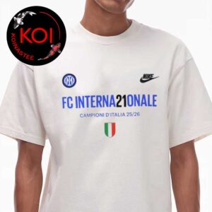 Inter Milan CAMPIONI D’ITALIA 2025 2026 Season FC Internationale Unisex T-Shirt
