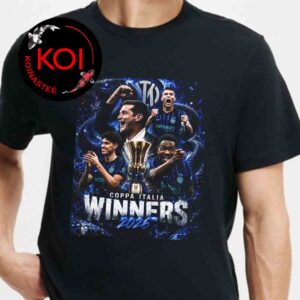 Inter Milan Coppa Italia 2025 2026 Winners Champions Unisex T-Shirt