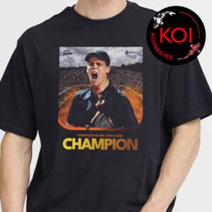 Jannik Sinner Rome Internazionali BNL D’Italia 2026 Champion Golden Masters Unisex T-Shirt
