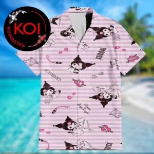 Kuromi Pink Summer Aloha Hawaiian Shirt