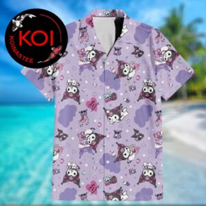 Kuromi Purple Summer Aloha Hawaiian Shirt
