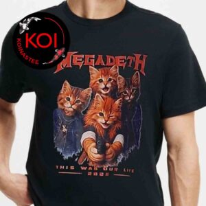 Megadeth Cat This Was Our Life 2026 Tour Unisex T-Shirt