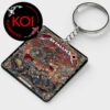 Metallica Athens Olympic Stadium Greece OAKA 2026 Limited Edition Pop Up Merch Acrylic Wood Keychain