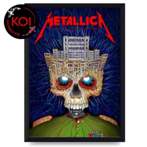 Metallica Bucharest 2026 Romania National Arena May 13th Exclusively Limited Edition Popup Home Decor Poster Canvas