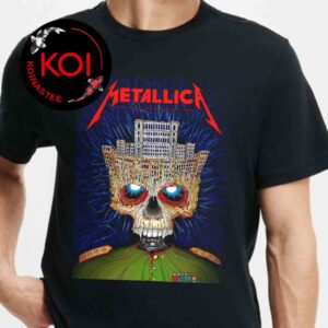 Metallica Bucharest 2026 Romania National Arena May 13th Exclusively Limited Edition Popup Unisex T-Shirt