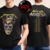 Metallica  M72 World Tour Dates 2026 Two Sided Unsiex T-Shirt