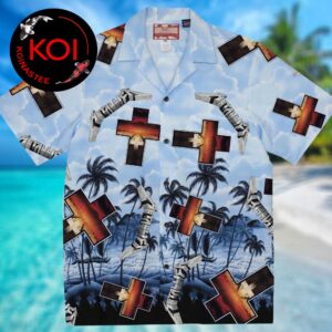 Metallica Master of Puppets Album Beach Summer Hawaiian Aloha Shirt