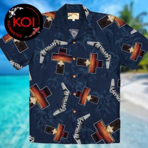 Metallica Master of Puppets Album Tropical Vintage Hawaiian Aloha Shirt