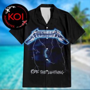Metallica Ride The Lightning Regular Hawaiian Aloha Shirt