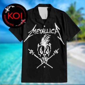 Metallica Scary Guy Hawaiian Aloha Shirt