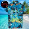 Metallica Scary Guy Summer Pattern Black Hawaiian Aloha Shirt