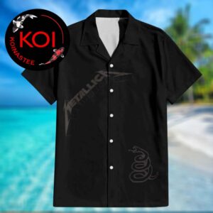 Metallica The Black Album Cover Regular Hawaiian Shirt