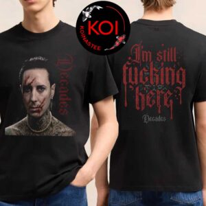 Motionless In White Decades Dark Album Ricky Cover I’m Still Here Two Sided T-Shirt