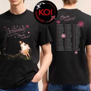 Olivia Rodrigo 2026 Tour Dates The Unraveled Two Sided T-Shirt