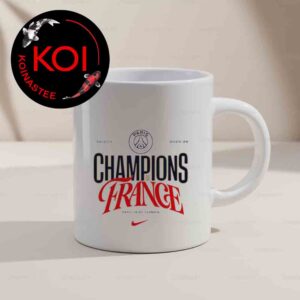 Paris Saint Germain 2026 Ligue 1 Winners Champions De France Ceramic Mug Cup