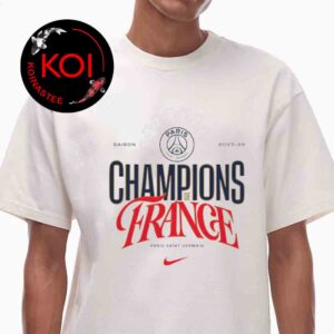 Paris Saint Germain Ligue 1 Winners Champions De France 2026 Unisex T-Shirt
