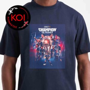 Paris Saint Germain Wins Ligue 1 2026 Champion De France Unisex T-Shirt