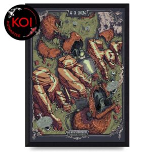 Puscifer Red Rocks Amphitheatre 2026 Morrison CO May 3rd Home Decor Poster Canvas