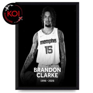 Rip Brandon Clarke Memphis Grizzlies NBA 1996 2026 Death Home Decor Poster Canvas
