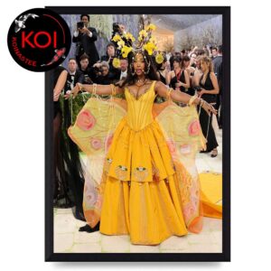 SZA Met Gala 2026 Wearing Bode Home Decor Poster Canvas