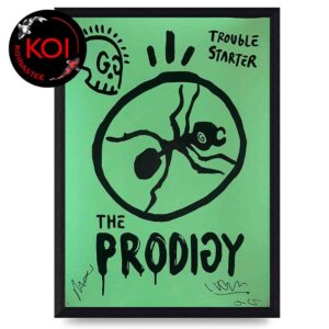 The Prodigy Los Angles LA 2026 Tour Trevor Andrew Trouble Starter Signature Ant Limited Home Decor Poster Canvas