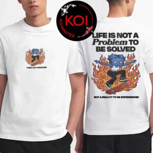 Third Eye Kingdom Betty Boop Experience Reality Life Is Not A Problem To Be Solved Two Sided T-Shirt