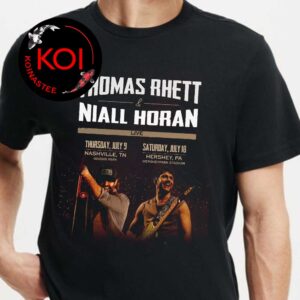 Thomas Rhett Akins Niall Horan Nashville Hershey 2026 July Unisex T-Shirt