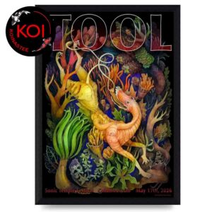 Tool Band Sonic Temple Festival 2026 Columbus OH Limited Edition Home Decor Poster Canvas