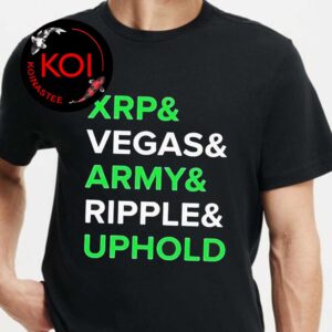 XRP Vegas Army Ripple Uphold Unisex T-Shirt